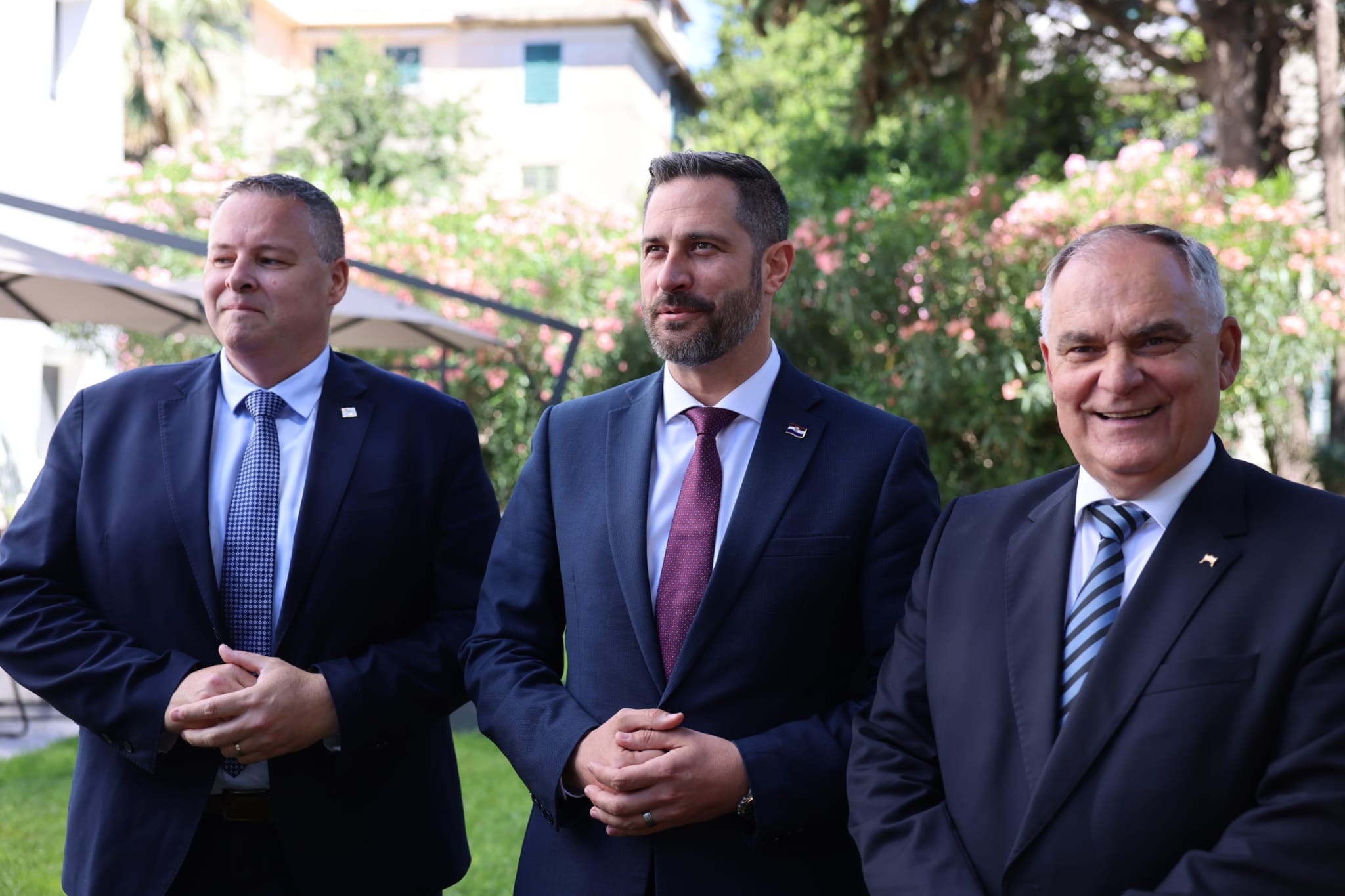 Ministar turizma i sporta Tonči Glavina, župan Blaženko Boban na sjednici turističkog vijeća HTZ-a u Splitu